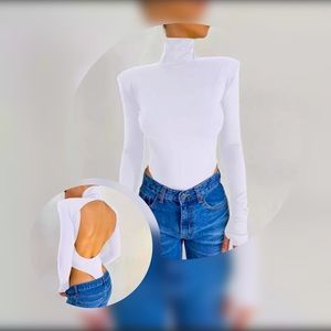 ⚡️BRAND NEW/ Backless Long sleeve Bodysuit